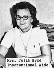 Julia Byrd -
                Seq.Employee 1975-79