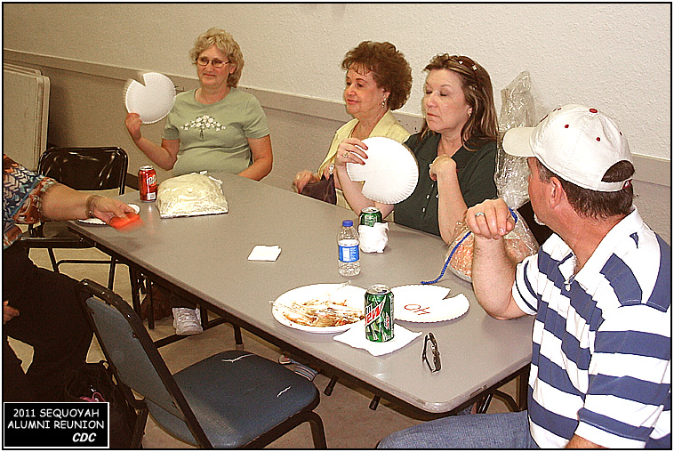Don't know these folks. That's Cecelia Hogner in the middle.